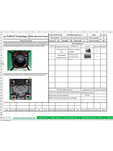 Documentos y vídeos de guía de montaje paso a paso.
